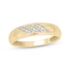 Thumbnail Image 1 of Now + Forever Men’s Round-Cut Diamond Wedding Band 1/10 ct tw 10K Yellow Gold