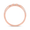 Thumbnail Image 3 of Now + Forever Men’s Round-Cut Diamond Three-Row Wedding Band 1/6 ct tw 10K Rose Gold