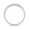 Thumbnail Image 3 of Now + Forever Men’s Round-Cut Diamond Three-Row Wedding Band 1/6 ct tw 10K White Gold
