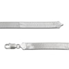 Thumbnail Image 3 of Diamond-Cut Herringbone Chain Necklace 9mm Solid Sterling Silver 20&quot;