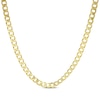 Thumbnail Image 0 of Solid Curb Chain Necklace 3.9mm 10K Yellow Gold 20”