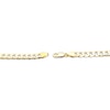 Thumbnail Image 2 of Solid Curb Chain Necklace 3.9mm 10K Yellow Gold 20”