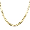 Thumbnail Image 1 of Diamond-Cut Curb Chain Necklace 4.2mm Solid 14K Yellow Gold 20”