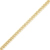 Thumbnail Image 2 of Diamond-Cut Curb Chain Necklace 4.2mm Solid 14K Yellow Gold 20”