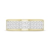Thumbnail Image 4 of Now + Forever Men's Diamond Two-Row Wedding Band 1-1/5 ct tw 10K Yellow Gold