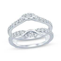 Now + Forever Diamond Enhancer Ring 3/4 ct tw 14K White Gold