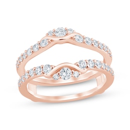Now + Forever Diamond Enhancer Ring 3/4 ct tw 14K Rose Gold