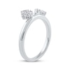 Thumbnail Image 2 of Now + Forever Baguette, Princess & Round-Cut Diamond Enhancer Ring 1/4 ct tw 14K White Gold