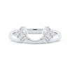 Thumbnail Image 4 of Now + Forever Baguette, Princess & Round-Cut Diamond Enhancer Ring 1/4 ct tw 14K White Gold