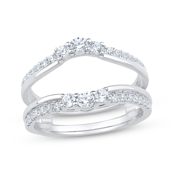 Now + Forever Diamond Enhancer Ring 5/8 ct tw 14K White Gold
