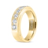 Thumbnail Image 2 of Men's THE LEO Diamond Wedding Band 1 ct tw Round-cut 14K Yellow Gold