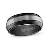 Thumbnail Image 1 of Men's Wedding Band Tungsten Carbide with Black Ion Plating 8mm