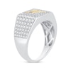 Thumbnail Image 2 of Men's Diamond Lightning Bolt Ring 1-1/2 ct tw 10K Two-Tone Gold