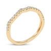 Thumbnail Image 2 of Now + Forever Lab-Grown Diamonds Contour Wedding Band 1/6 ct tw 14K Yellow Gold
