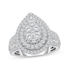 Thumbnail Image 1 of Now + Forever Multi-Diamond Center Pear-Shaped Engagement Ring 2 ct tw 10K White Gold