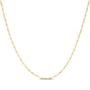 Thumbnail Image 1 of Singapore Chain Necklace 1.45mm Solid 14K Yellow Gold 20&quot;