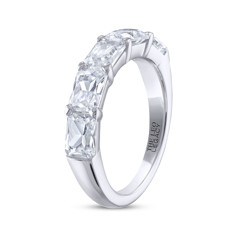Main Image 2 of THE LEO Legacy Lab-Grown Diamond Emerald-Cut Anniversary Band 2-1/2 ct tw 14K White Gold