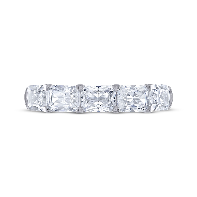 Main Image 3 of THE LEO Legacy Lab-Grown Diamond Emerald-Cut Anniversary Band 2-1/2 ct tw 14K White Gold