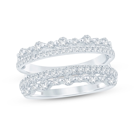 Now + Forever Diamond Enhancer Ring 1 ct tw 14K White Gold