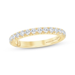 Monique Lhuillier Bliss Lab-Grown Diamond Anniversary Ring 1/2 ct tw 18K Yellow Gold