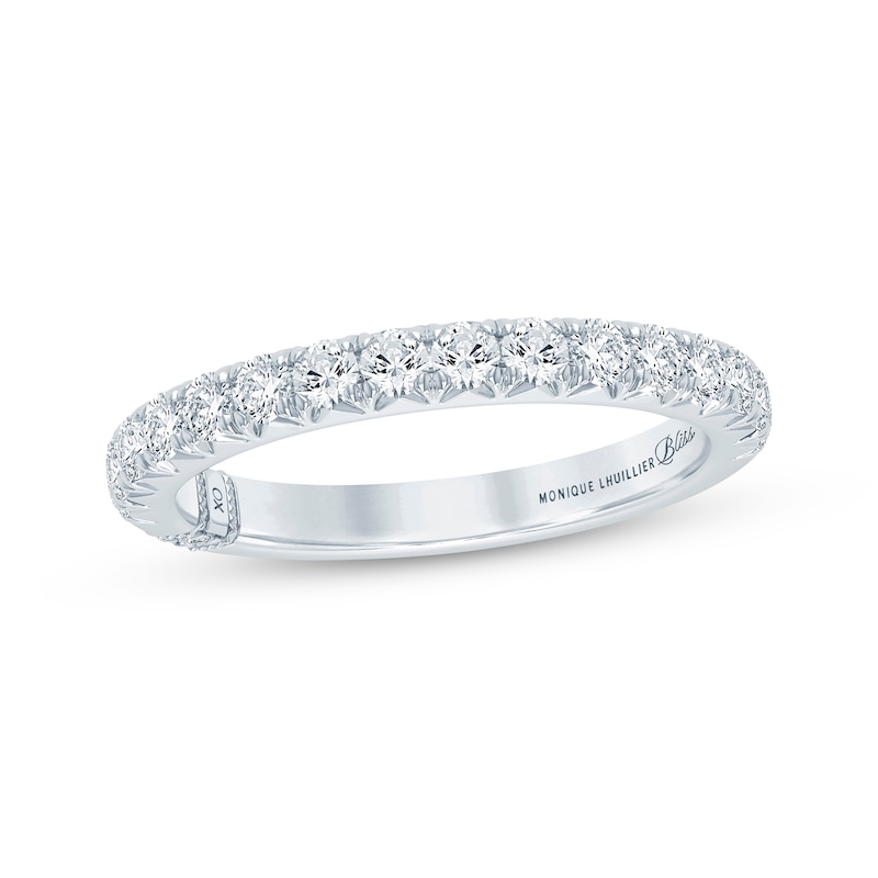 Main Image 1 of Monique Lhuillier Bliss Lab-Grown Diamond Anniversary Ring 1/2 ct tw 18K White Gold