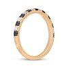 Thumbnail Image 2 of Neil Lane Black & White Diamond Anniversary Ring 1/2 ct tw 14K Yellow Gold