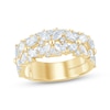 Thumbnail Image 0 of Monique Lhuillier Bliss Pear-Shaped, Marquise & Round-Cut Lab-Created Diamond Anniversary Ring 2 ct tw 18K Yellow Gold