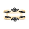 Thumbnail Image 3 of Now + Forever Black Diamond Enhancer Ring 3/8 ct tw 14K Yellow Gold