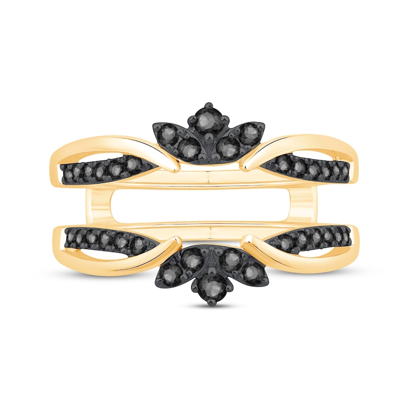 Main Image 3 of Now + Forever Black Diamond Enhancer Ring 3/8 ct tw 14K Yellow Gold
