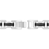 Thumbnail Image 3 of Men's Black Diamond Link Bracelet 1/4 ct tw Stainless Steel & Black Ion Plating 8.5&quot;