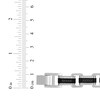 Thumbnail Image 5 of Men's Black Diamond Link Bracelet 1/4 ct tw Stainless Steel & Black Ion Plating 8.5&quot;