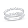 Thumbnail Image 1 of Now + Forever Baguette & Round-Cut Diamond Enhancer Ring 3/4 ct tw 14K White Gold