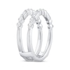 Thumbnail Image 2 of Now + Forever Baguette & Round-Cut Diamond Enhancer Ring 3/4 ct tw 14K White Gold