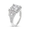 Thumbnail Image 5 of THE LEO Legacy Lab-Grown Diamond Princess-Cut Halo Engagement Ring 4-7/8 ct tw 14K White Gold