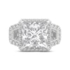 Thumbnail Image 6 of THE LEO Legacy Lab-Grown Diamond Princess-Cut Halo Engagement Ring 4-7/8 ct tw 14K White Gold