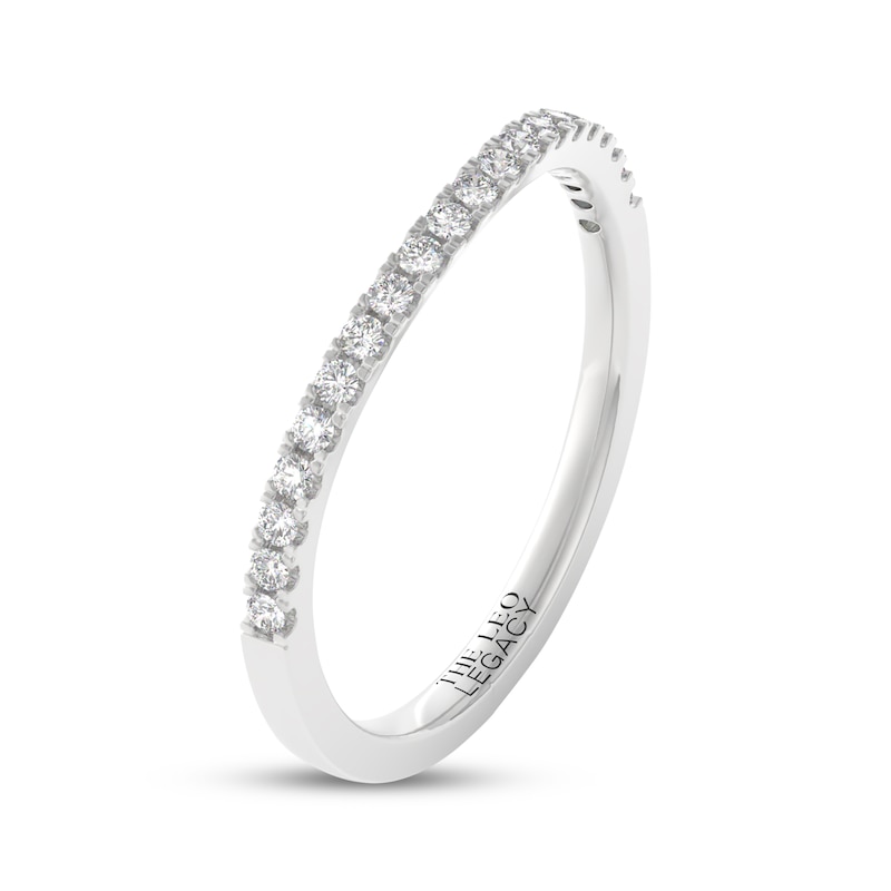 Main Image 8 of THE LEO Legacy Lab-Grown Diamond Wedding Band 1/5 ct tw 14K White Gold