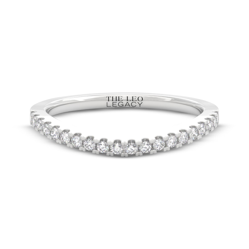 Main Image 9 of THE LEO Legacy Lab-Grown Diamond Wedding Band 1/5 ct tw 14K White Gold