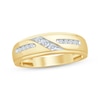 Thumbnail Image 1 of Now + Forever Men's Diamond Wedding Band 1/4 ct tw 10K Yellow Gold