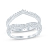 Thumbnail Image 1 of Now + Forever Diamond Chevron Enhancer Ring 1/2 ct tw 14K White Gold