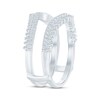 Thumbnail Image 2 of Now + Forever Diamond Chevron Enhancer Ring 1/2 ct tw 14K White Gold