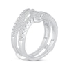 Thumbnail Image 2 of Now + Forever Round & Baguette-Cut Diamond Enhancer Ring 3/4 ct tw 14K White Gold