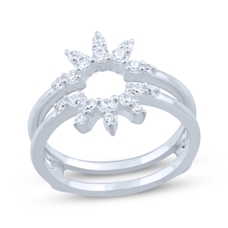Main Image 1 of Now + Forever Diamond Starburst Enhancer Ring 1/3 ct tw 14K White Gold