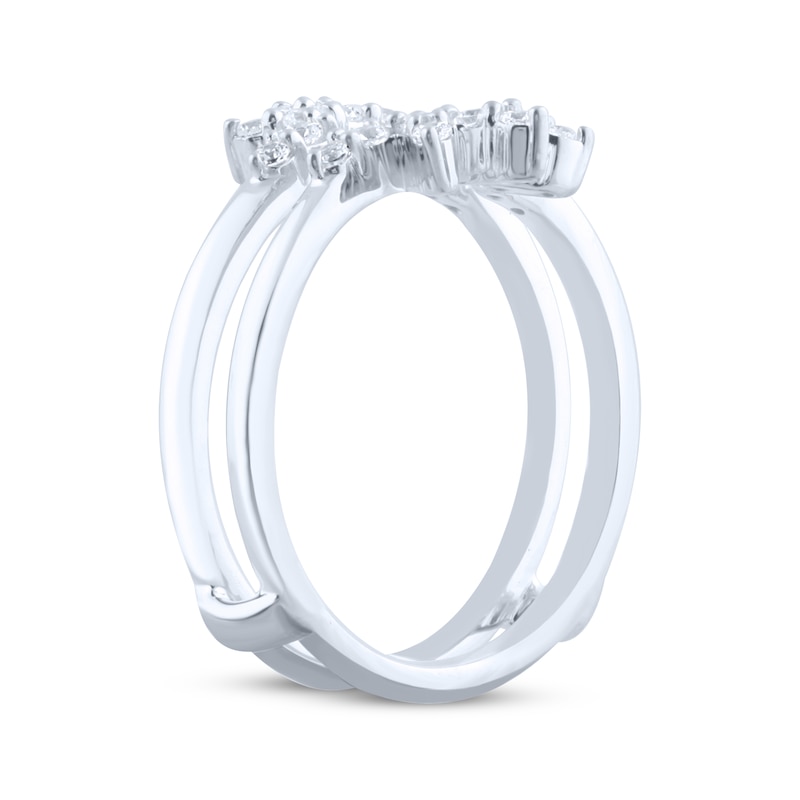 Main Image 2 of Now + Forever Diamond Starburst Enhancer Ring 1/3 ct tw 14K White Gold