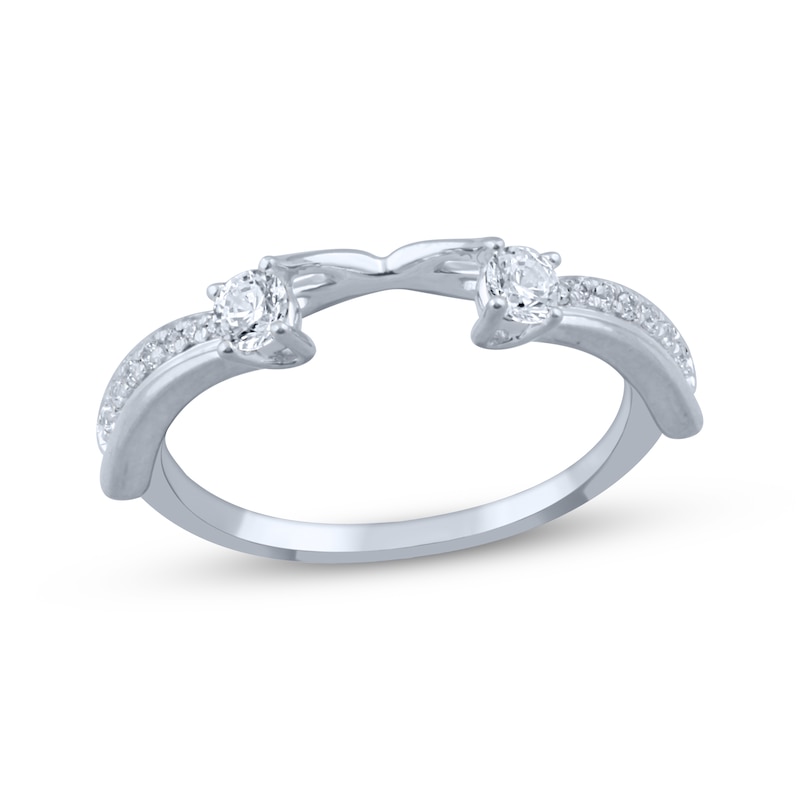 Main Image 1 of Now + Forever Diamond Wrap Enhancer Ring 1/3 ct tw 14K White Gold