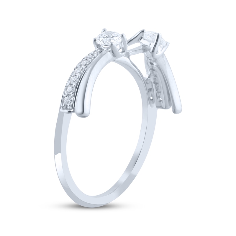 Main Image 2 of Now + Forever Diamond Wrap Enhancer Ring 1/3 ct tw 14K White Gold