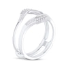 Thumbnail Image 2 of Now + Forever Baguette & Round-Cut Diamond Enhancer Ring 1/4 ct tw 14K White Gold