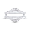 Thumbnail Image 3 of Now + Forever Baguette & Round-Cut Diamond Enhancer Ring 1/4 ct tw 14K White Gold