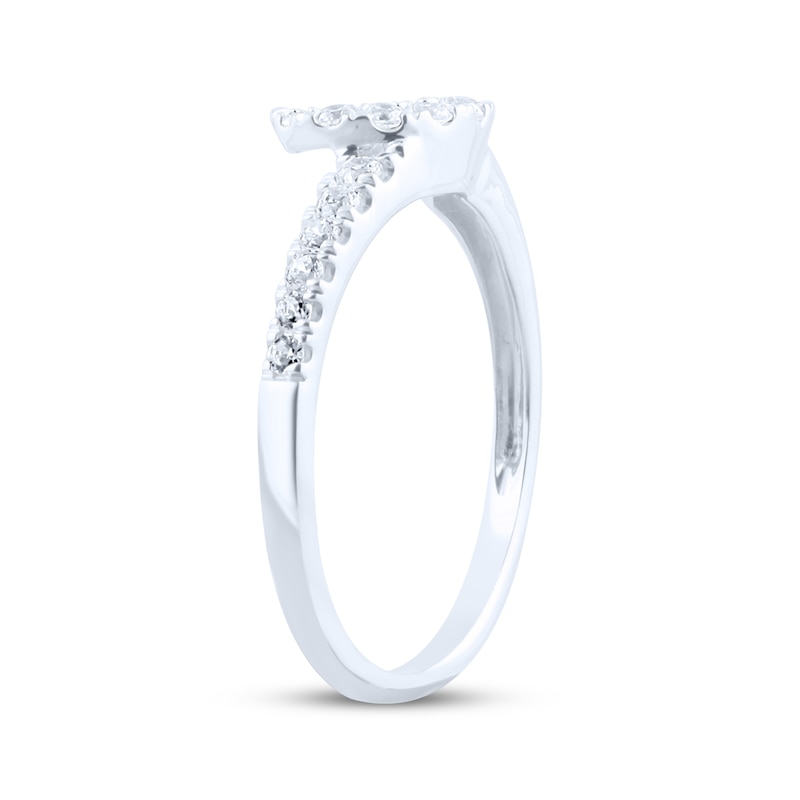 Main Image 2 of Now + Forever Diamond Wrap Enhancer Ring 1/4 ct tw 14K White Gold