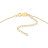 Thumbnail Image 2 of Layered &quot;Mom&quot; Heart Necklace 14K Yellow Gold 18&quot;