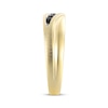 Thumbnail Image 2 of Now + Forever Men's Black Diamond Wedding Band 1/15 ct tw 10K Yellow Gold